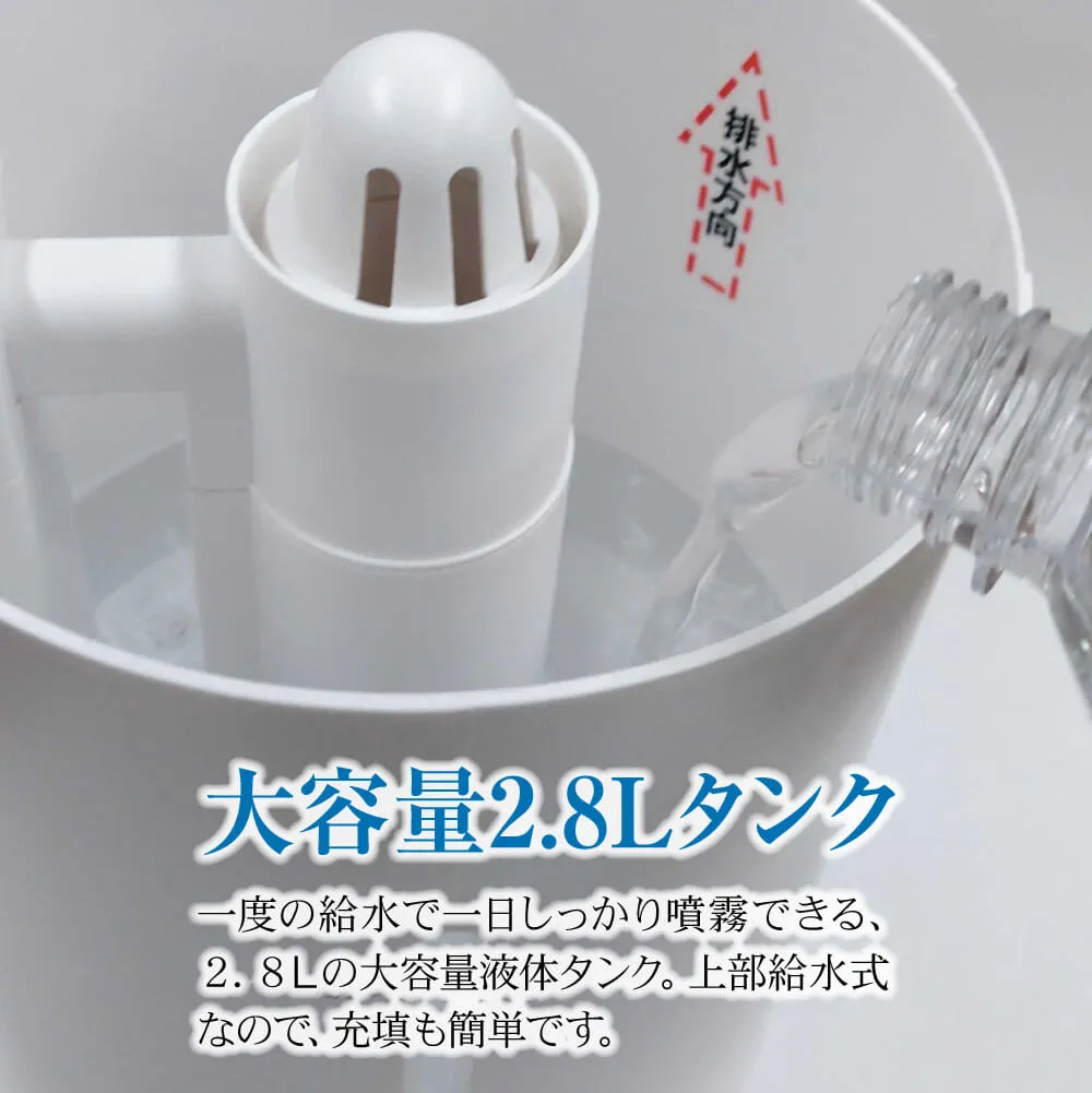 大容量2.8Lタンク