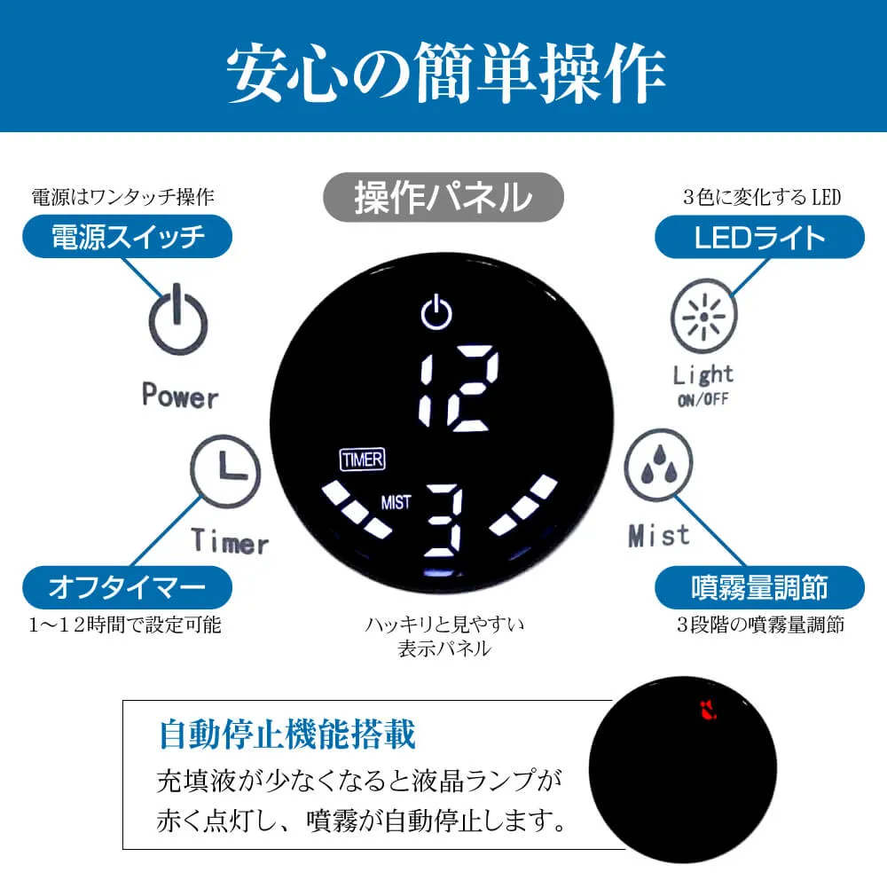 安心の簡単操作