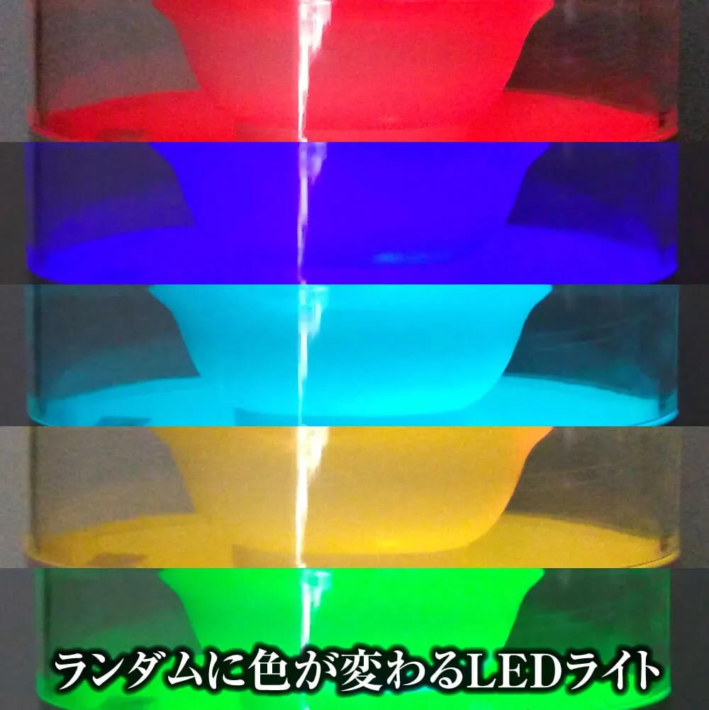ランダムに色が変わるLEDライト